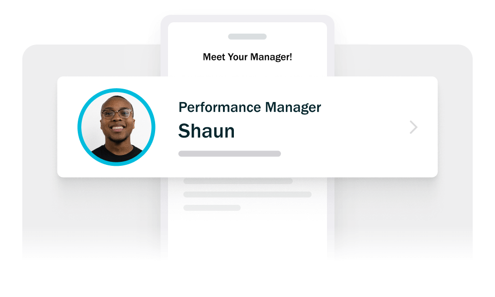 Performance Manager Shaun